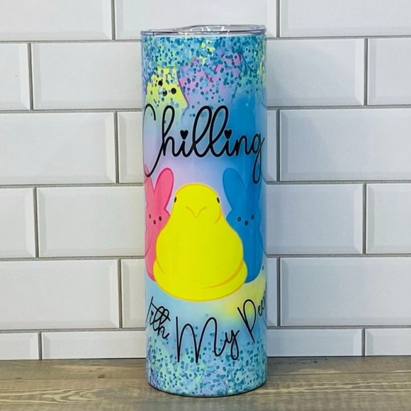 Chillin with my Peeps - Easter - Easter Gift Tumbler - Picture 2 of 4